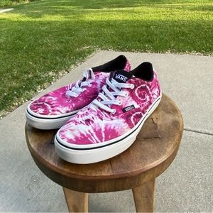 Classic Doheny Pink TieDye Vans Girls Size 4